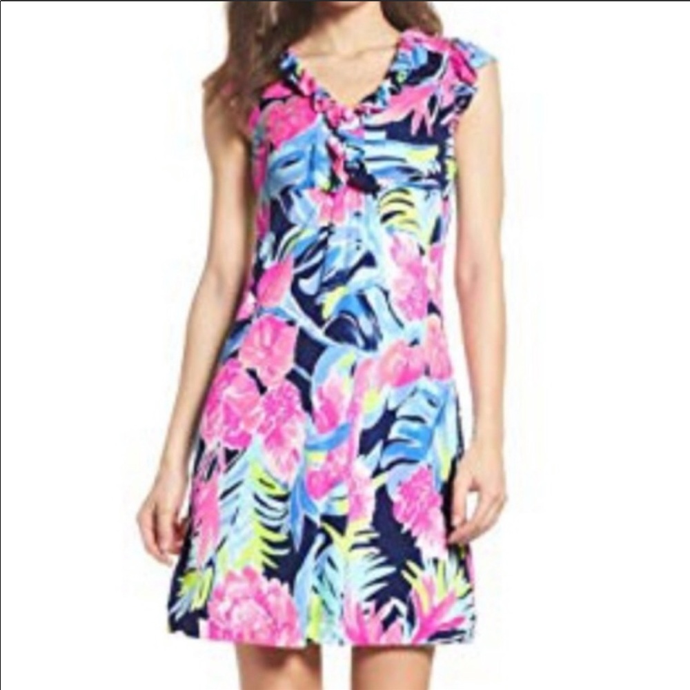 Lilly Pulitzer Clare Dress High Tide Tropicolada